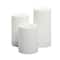 6 Packs: 3 ct. (18 total) White LED Pillar Candles by Ashland®